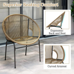 Tangkula 3 Piece Outdoor Patio Furniture Set