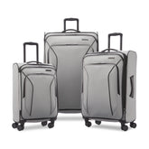 American Tourister X - Lite 3 - Piece Luggage Set with Spinner Wheels - Light Grey