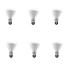 Ecosmart 65-Watt Equivalent Soft White BR30 Dimmable LED Light Bulb 6-Pack