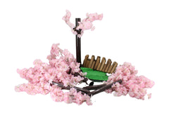 Artificial Cherry Blossom Trees Handmade Light Pink Tree Indoor Outdoor Home Office Party Wedding (4ft Tall/1.2M)