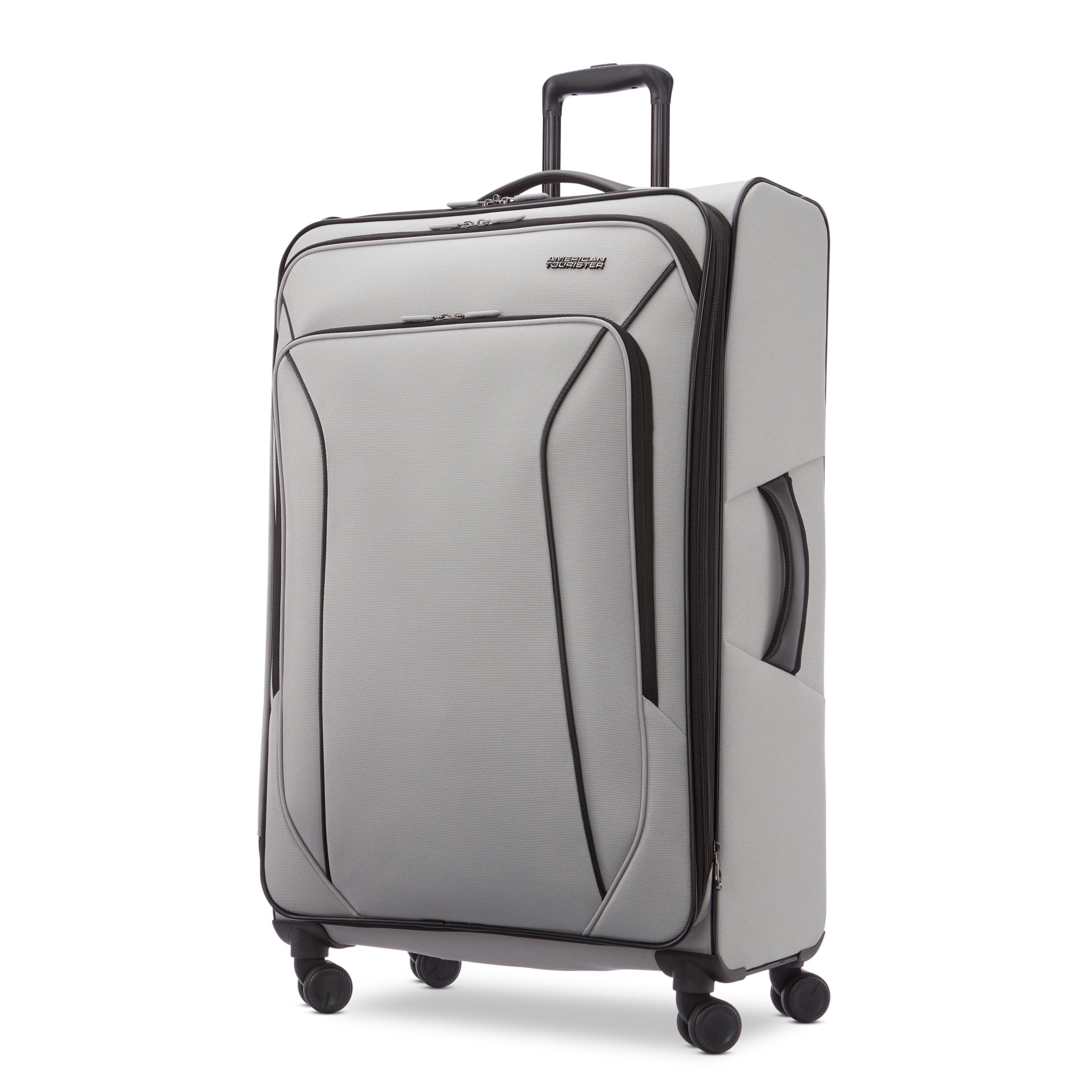 American Tourister X - Lite 3 - Piece Luggage Set with Spinner Wheels - Light Grey