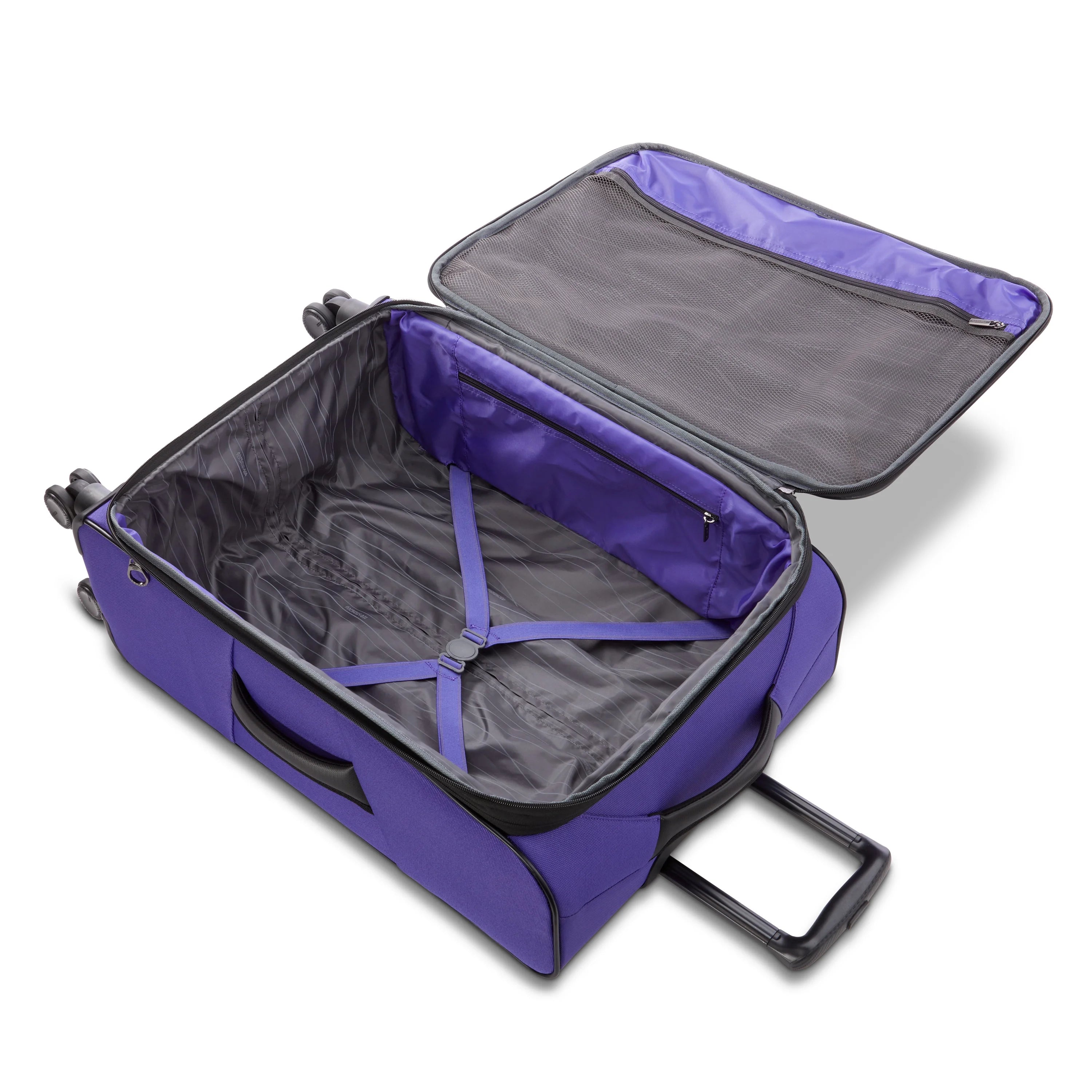 American Tourister X - Lite 3 - Piece Luggage Set with Spinner Wheels - Light Grey