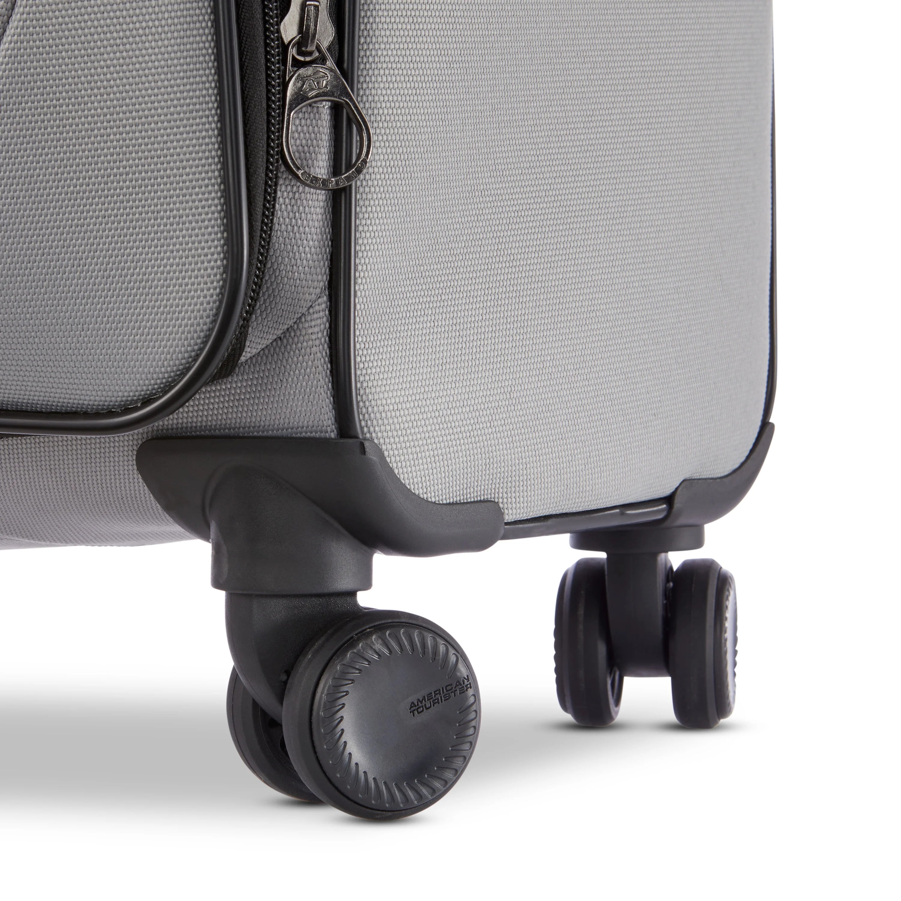 American Tourister X - Lite 3 - Piece Luggage Set with Spinner Wheels - Light Grey