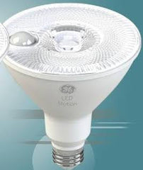 GE LED+ Motion Warm White 90W LED Outdoor Floodlight - PAR38 Bulbs, 2 Pack